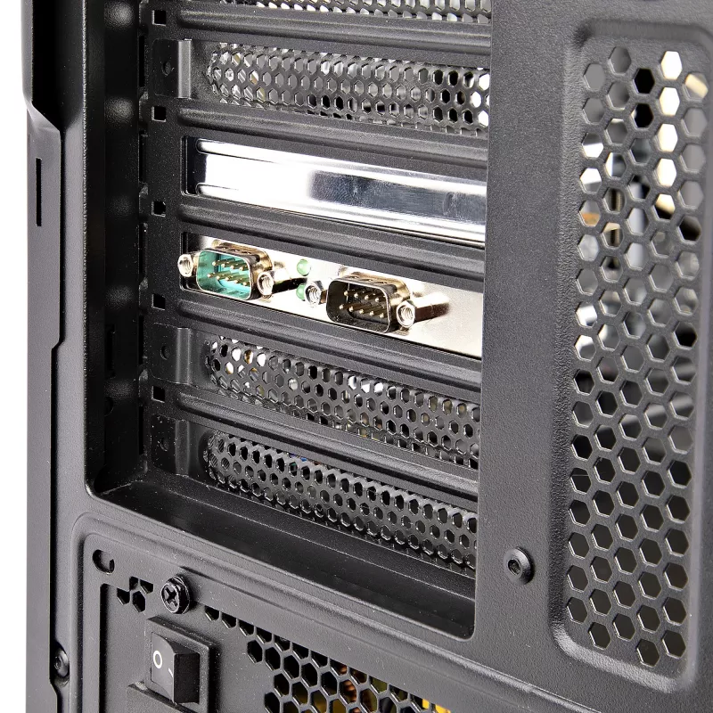 StarTech.com 2-Port PCI Express Serielle Karte, Dual Port PCIe auf RS232 (DB9) Serielle Karte, 16C1050 UART, Standard- oder Low-Profile-Halterungen, COM-Erhaltung, Für Windows & Linux