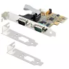StarTech.com 2-Port PCI Express Serielle Karte, Dual Port PCIe auf RS232 (DB9) Serielle Karte, 16C1050 UART, Standard- oder Low-Profile-Halterungen, COM-Erhaltung, Für Windows & Linux