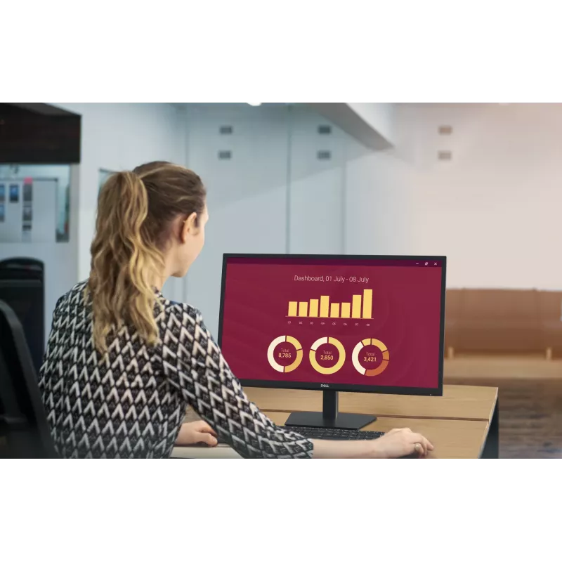 DELL E Series E2725H Computer Monitor 68,6 cm (27 Zoll) 1920 x 1080 Pixel Full HD LED Schwarz