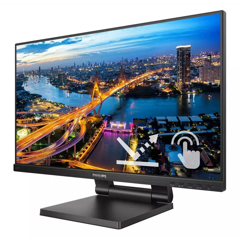 Philips B Line 222B1TC/00 Computer-Monitor 54,6 cm (21,5 Zoll) 1920 x 1080 Pixel Full HD LED Touchscreen Schwarz