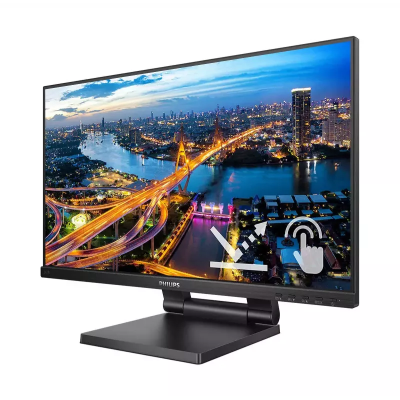 Philips 242B1TC/00 Computermonitor 60,5 cm (23,8 Zoll) 1920 x 1080 Pixel Full HD LED Touchscreen Schwarz