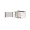 Wandmontierter Schrank ROLINE Pro 7U 19 Zoll, 600x450 BxT, grau, IP20, Schlüsselschloss