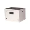 Wandmontierter Schrank ROLINE Pro 7U 19 Zoll, 600x450 BxT, grau, IP20, Schlüsselschloss