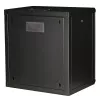 Wandmontiertes 19-Zoll-Rack ROLINE Pro 12U, 600x450 mm, schwarz, Schlüsselschloss, IP20
