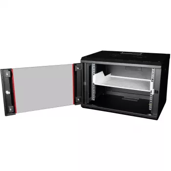 Rack shelf ROLINE 19-Zoll 2 HE 350 T 25 kg Tragfähigkeit grau