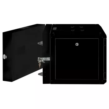 Wandmontagerack ROLINE Pro 7U 600x600 BxT zweiteilig schwenkbar schwarz, IP20, 50 kg