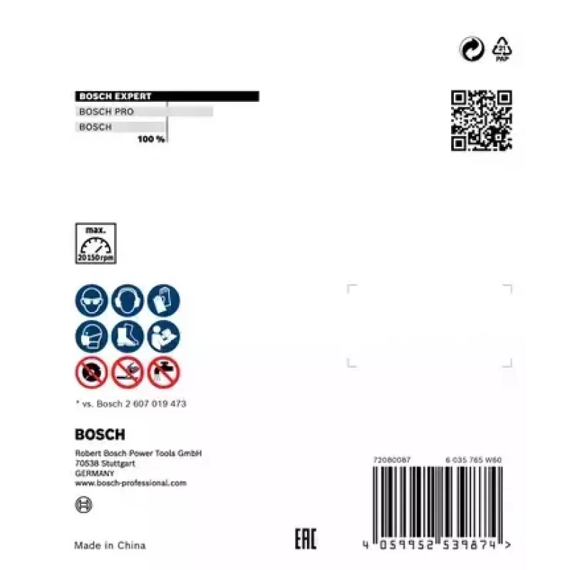 Bosch 2 608 900 652 Rotationswerkzeug Schleif-/Schneidzubehör Fliese, Keramik, Stein Trennscheibe