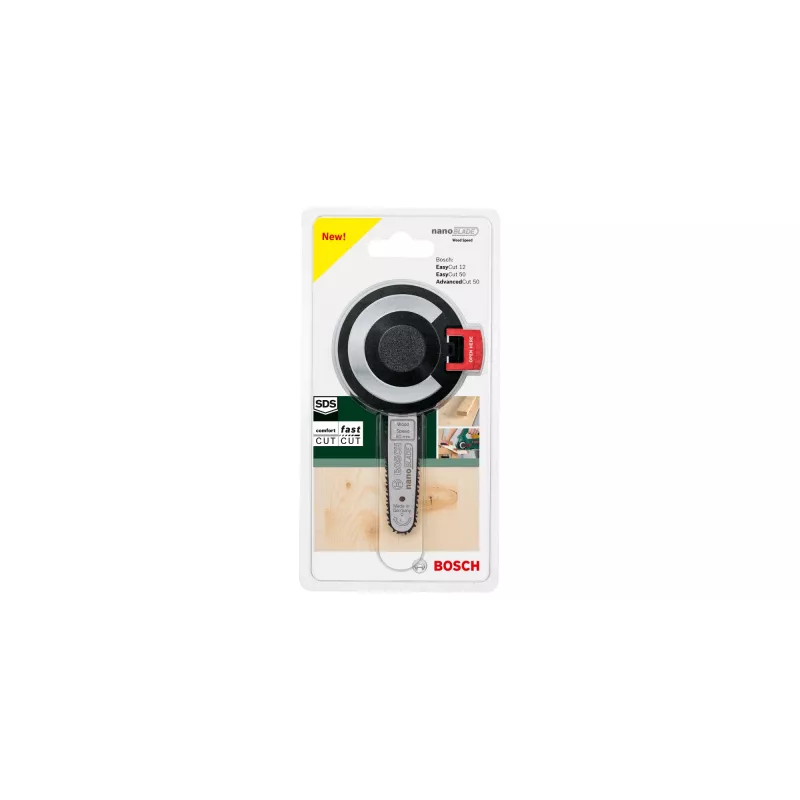 Handheld nanoBLADE Holzsägeblatt Bosch Wood Speed 50 (Modell 2609256D84) für präzise gerade Schnitte