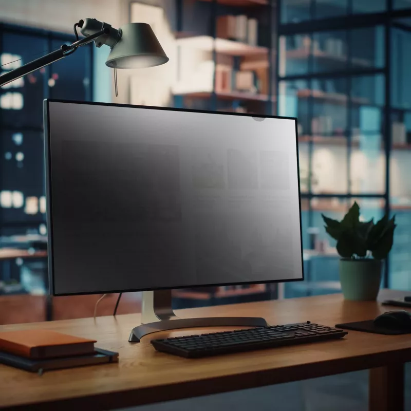 StarTech.com 28-Zoll 16:9 Computer-Monitor-Blickschutzfilter, blendfreie Blickschutzfolie mit 51% Blaulichtreduzierung, Monitorschutzfolie mit +/- 30 Grad Betrachtungswinkel