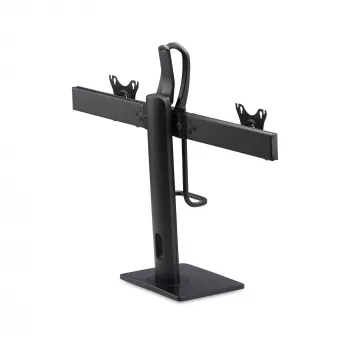 StarTech.com Querstange Dual-Monitor-Tischständer für zwei 27-Zoll-Bildschirme, VESA-Halterung 75x75/100x100, werkzeuglose Höhenverstellung, bis zu 6 kg pro Display