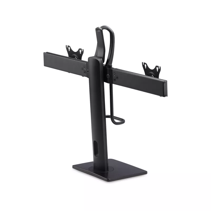 StarTech.com Querstange Dual-Monitor-Tischständer für zwei 27-Zoll-Bildschirme, VESA-Halterung 75x75/100x100, werkzeuglose Höhenverstellung, bis zu 6 kg pro Display