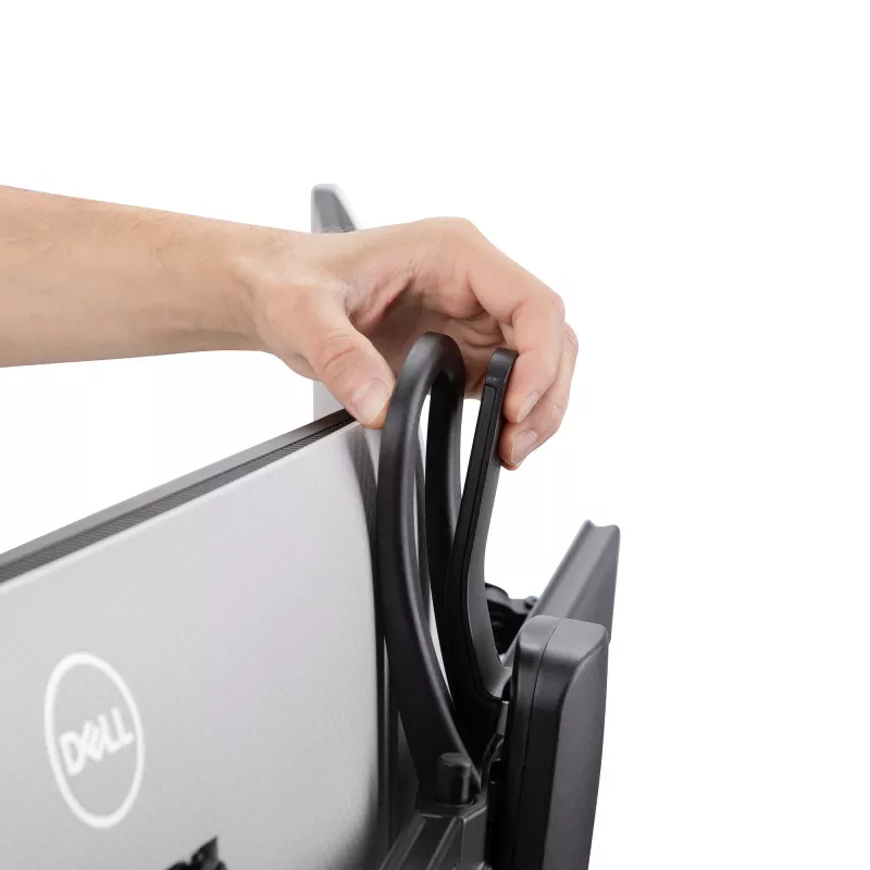 StarTech.com Querstange Dual-Monitor-Tischständer für zwei 27-Zoll-Bildschirme, VESA-Halterung 75x75/100x100, werkzeuglose Höhenverstellung, bis zu 6 kg pro Display