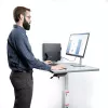 StarTech.com PC-Wandhalterung, unterstützt Desktop-Computer bis zu 18 kg, werkzeuglose Verstellung 50–200 mm, robuste Wandhalterung/Ablage für PC-Gehäuse/Tower
