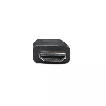 Manhattan HDMI-Kabel, 1080p@60Hz (High Speed), 7,5m, Stecker auf Stecker, Schwarz, Vollständig geschirmt, Vergoldete Kontakte, Lebenslange Garantie