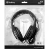 Sandberg Saver MiniJack Headphone Large, Kabelgebunden, Anrufe/Musik, 20 - 20000 Hz, 270 g, Kopfhörer, Schwarz