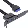 InLine Slot-Bracket 2x USB 3.0 A Buchse / interner Mainboard-Stecker 0,5 m