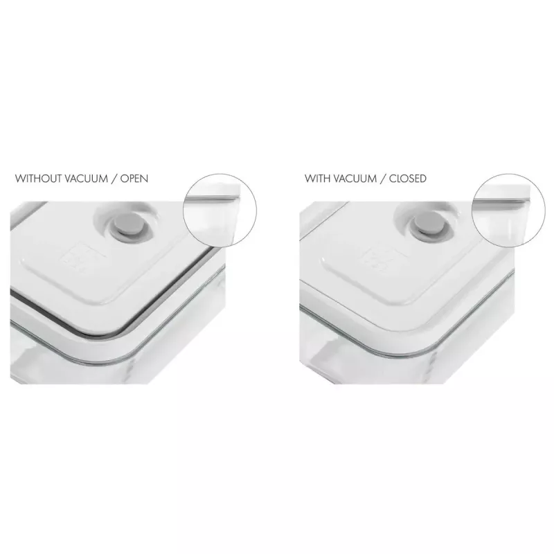 Universal Glas-Aufbewahrungsbehälter ZWILLING FRESH & SAVE Rechteckig 2,85 L, mikrowellengeeignet, abnehmbarer Deckel