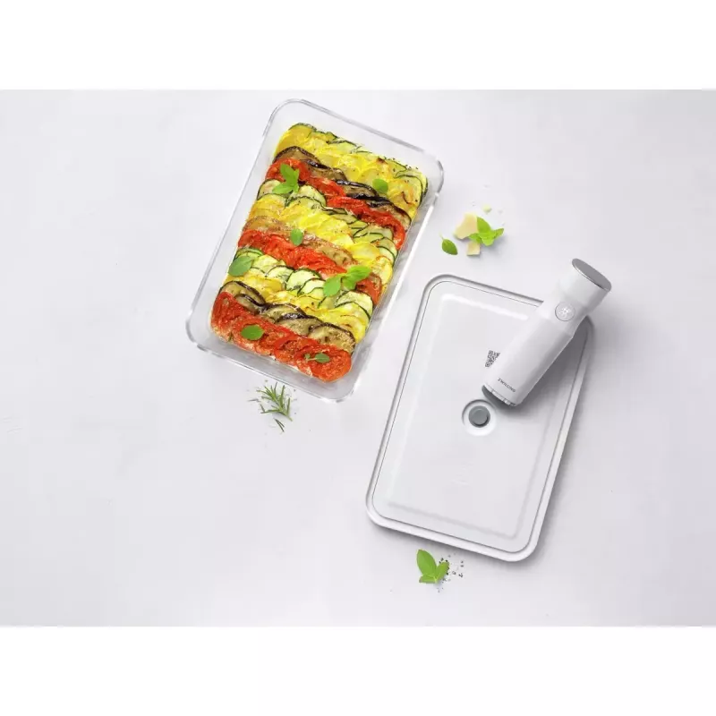 Universal Glas-Aufbewahrungsbehälter ZWILLING FRESH & SAVE Rechteckig 2,85 L, mikrowellengeeignet, abnehmbarer Deckel