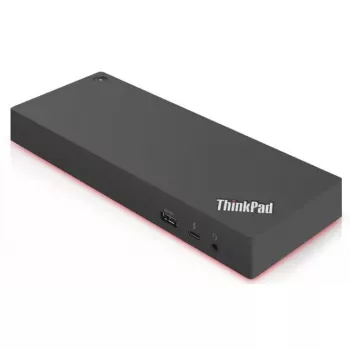 Lenovo 40AN0135EU Laptop-Dockingstation/Port-Replikator Kabelgebunden Thunderbolt 3 Schwarz, Rot