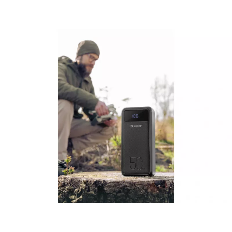 Tragbare Powerbank Sandberg USB-C PD 130W 50000mAh