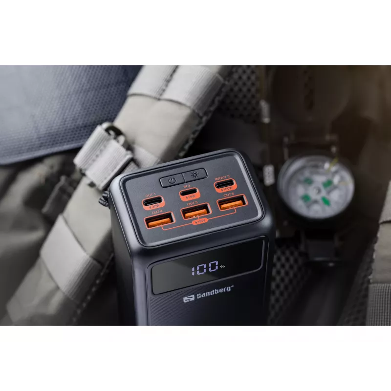 Tragbare Powerbank Sandberg USB-C PD 130W 50000mAh