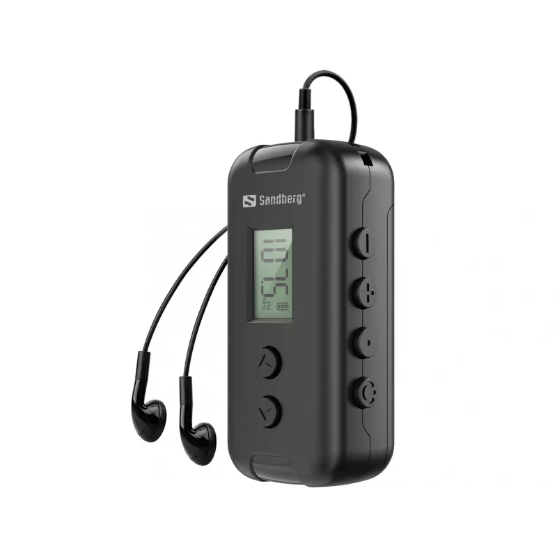 Tragbares Radio Sandberg 421-00 FM 76-109 MHz Schwarz