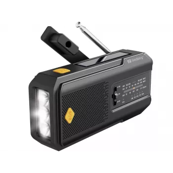 Sandberg Survivor Radio All-in-1 2000, tragbar, AM, FM, 87–180 MHz, 520–1710 kHz, 3 W, Analog