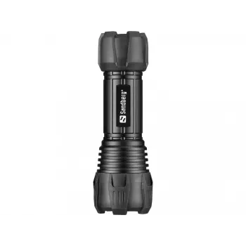 Sandberg Survivor Torch für AAA-Batterie, Handtaschenlampe, Schwarz, Aluminium, LED, 3 W, 150 lm