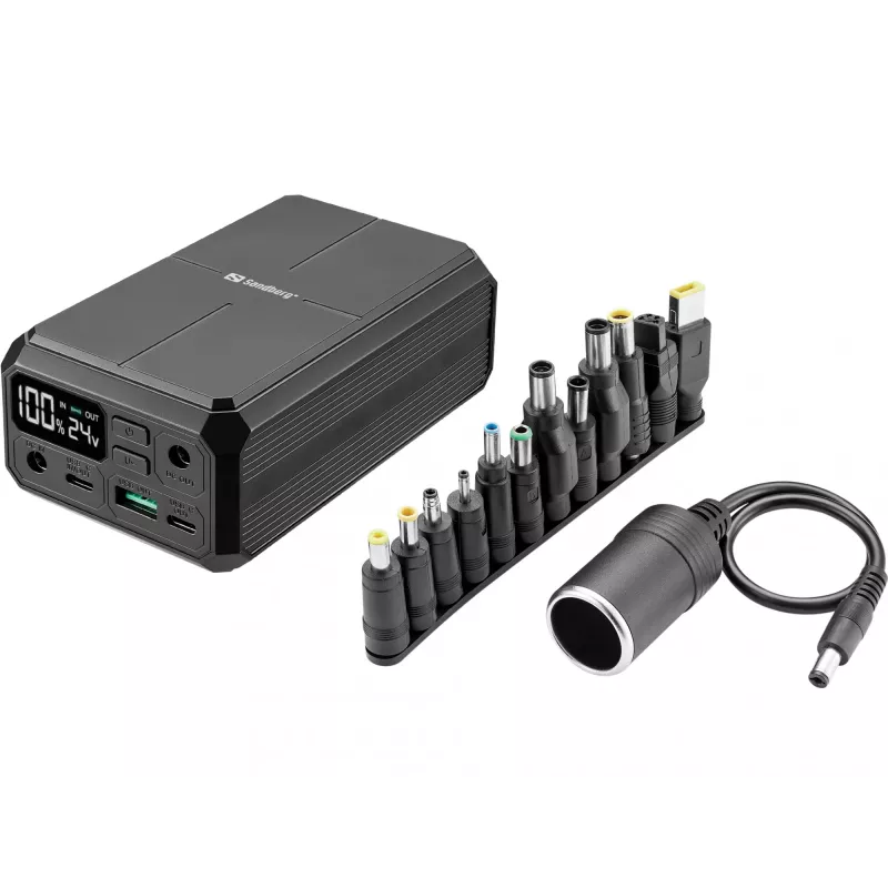 Tragbare Powerbank Sandberg Laptop Powerbank 27000 PD100W, 27000 mAh