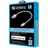 Kabel Sandberg USB Lightning MFI 0,2 m Weiß
