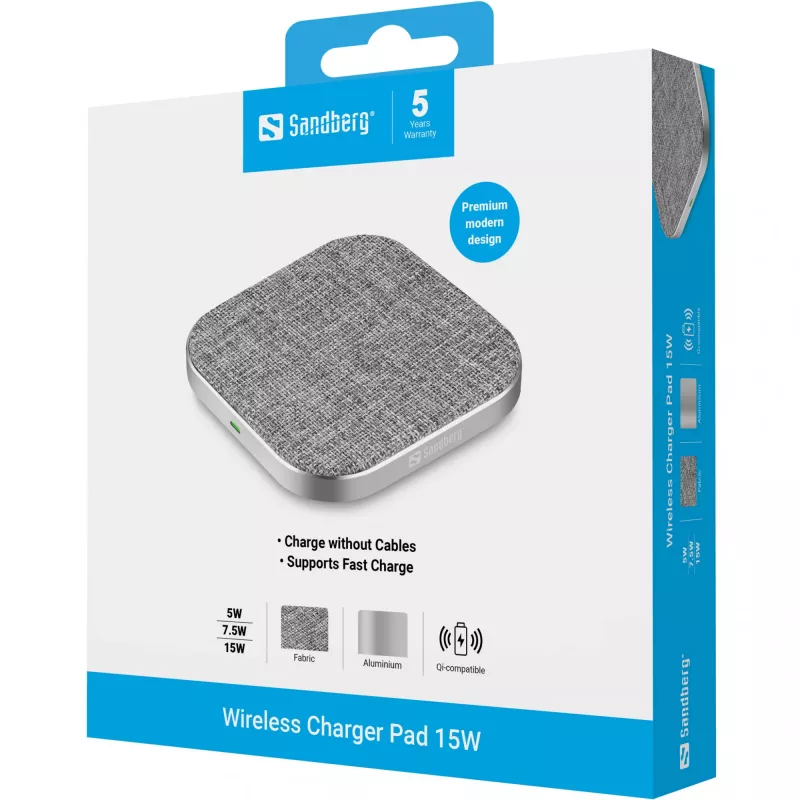 Sandberg Wireless Charger Pad 15W