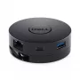 DELL DA300 Kabelgebunden USB 3.2 Gen 2 (3.1 Gen 2) Typ-C Schwarz