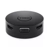DELL DA300 Kabelgebunden USB 3.2 Gen 2 (3.1 Gen 2) Typ-C Schwarz