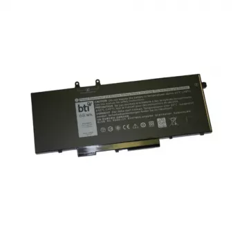 BTI Ersatzakku 4-Zellen für Dell Precision/Latitude-Serie – 7,6V 68Wh (8500 mAh), Lithium-Polymer, schwarz