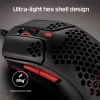 HyperX Pulsefire Haste - Gaming-Maus (Schwarz-Rot)