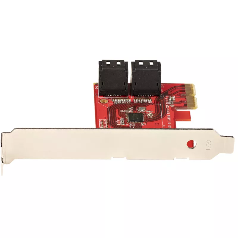 StarTech.com SATA PCIe Karte - 4 Port PCIe SATA Erweiterungskarte - 6 Gbit/s - Low-Profile-Blende - Gestapelte SATA-Anschlüsse - ASM1164 Non-RAID - PCI Express zu SATA Konverter