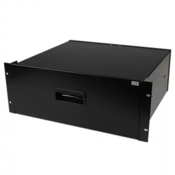 StarTech.com 4U Schwarz Steel Storage Drawer for 19in Racks and Cabinets