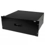 StarTech.com 4U Schwarz Steel Storage Drawer for 19in Racks and Cabinets