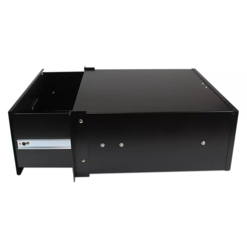 StarTech.com 4U Schwarz Steel Storage Drawer for 19in Racks and Cabinets