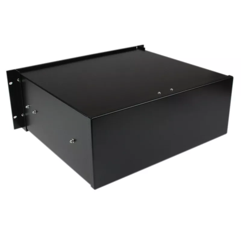 StarTech.com 4U Schwarz Steel Storage Drawer for 19in Racks and Cabinets