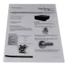 StarTech.com 4U Schwarz Steel Storage Drawer for 19in Racks and Cabinets