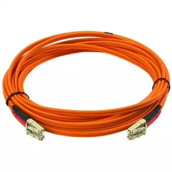 StarTech.com 5m Glasfaserkabel - Multimode Duplex 50/125 - LSZH Glasfaser-Jumperkabel - LC/LC