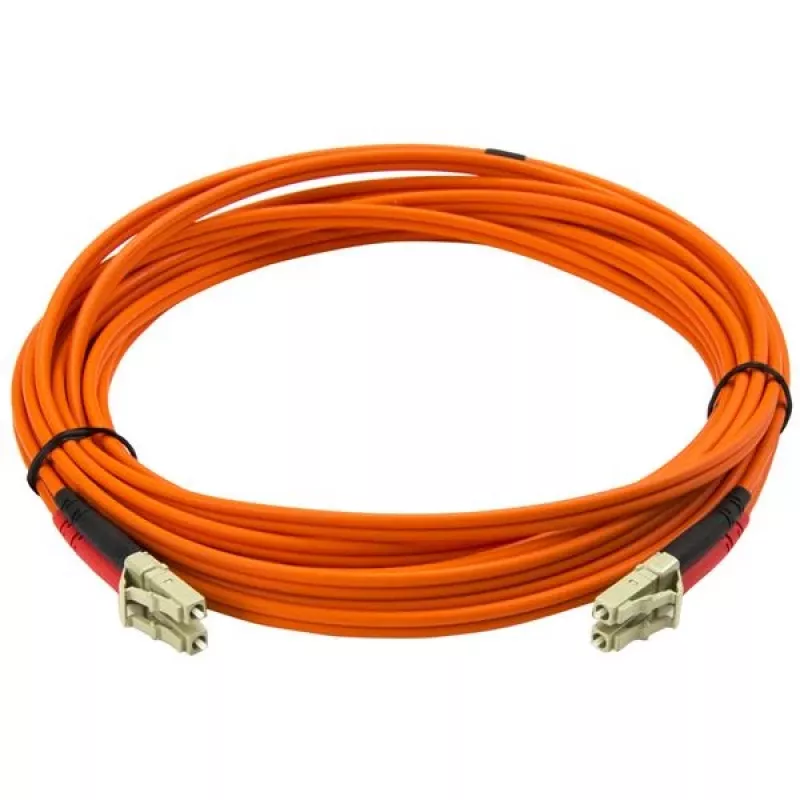 StarTech.com 5m Glasfaserkabel - Multimode Duplex 50/125 - LSZH Glasfaser-Jumperkabel - LC/LC