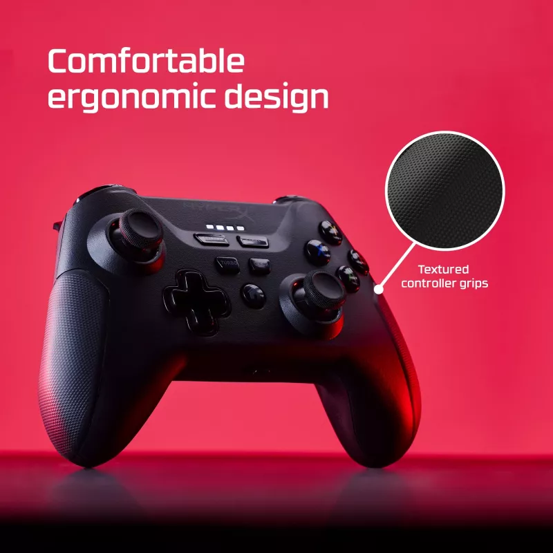 HyperX Clutch – kabelloser Gaming-Controller (Schwarz) – Mobilgeräte/PC