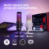 HyperX QuadCast S - USB-Mikrofon (Weiß-Grau) - RGB-Beleuchtung