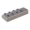 StarTech.com 4-Port-Self-Powered-USB-C-Hub mit einzelnen Ein/Aus-Schaltern, USB 3.0 5Gbps-Erweiterungshub mit Netzteil, Desktop/Laptop-USB-C-zu-USB-A-Hub, USB-Typ-C-Hub mit BC 1.2