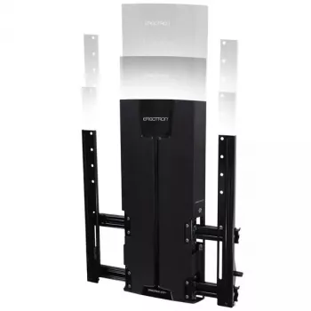 Monitorhalterung Ergotron 61-128-085 160 cm (63 Zoll) Wand Schwarz