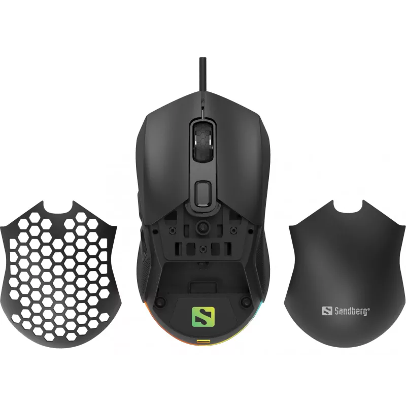 Sandberg FlexCover 6D Maus USB Type-A