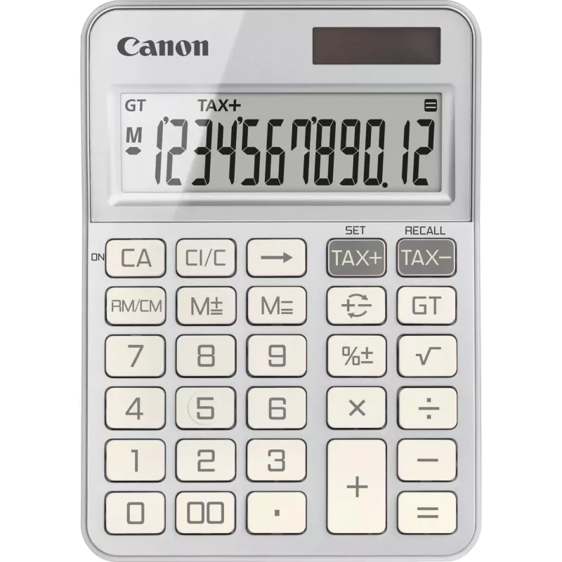 Basistaschenrechner Canon KS-125KB Desktop 12-stellig Silber