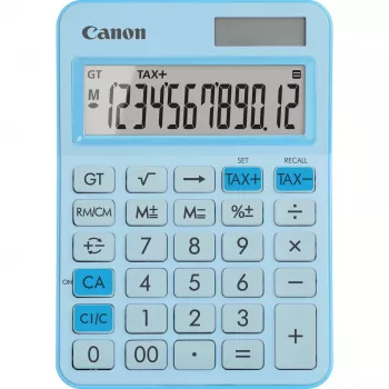 Basic-Rechner Canon LS-125KB 12-stellig Blau Steuerberechnung